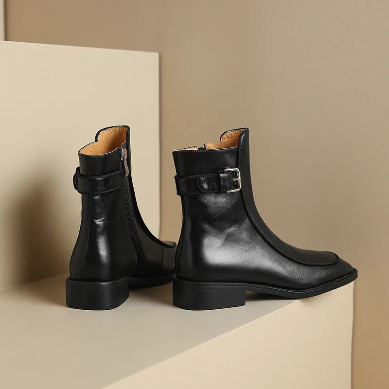 EMMA LEATHER BOOTS