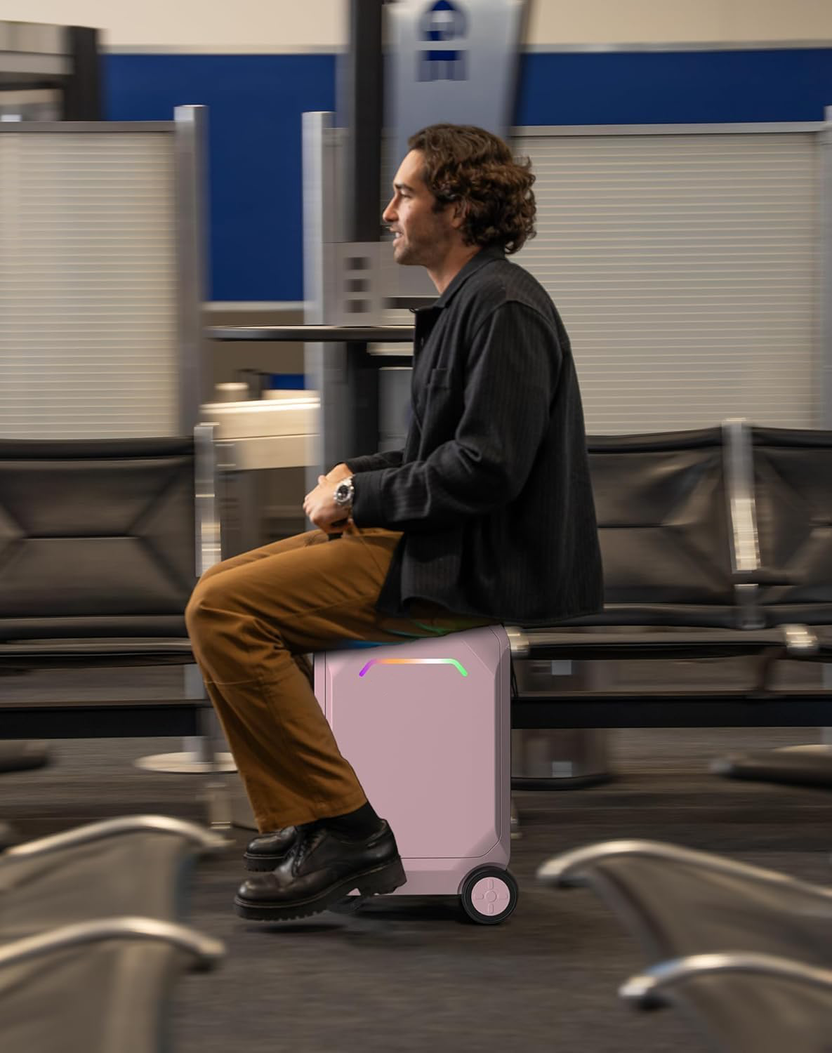 Smart Ride On Carry On Suitcase | Electric Luggage with App Control