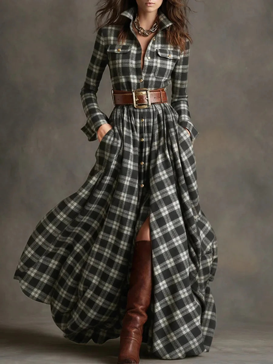 MELISSA PLAID DRESS