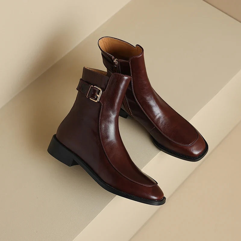 EMMA LEATHER BOOTS