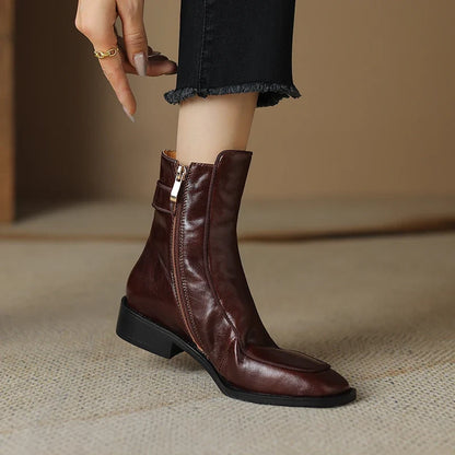 EMMA LEATHER BOOTS