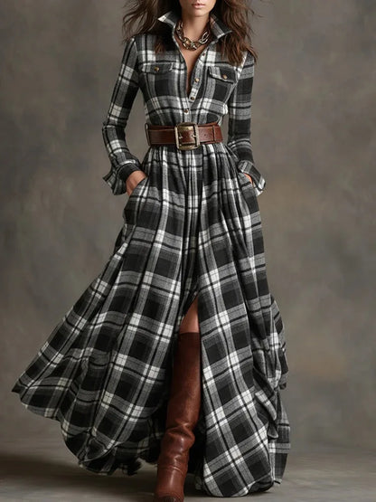 MELISSA PLAID DRESS