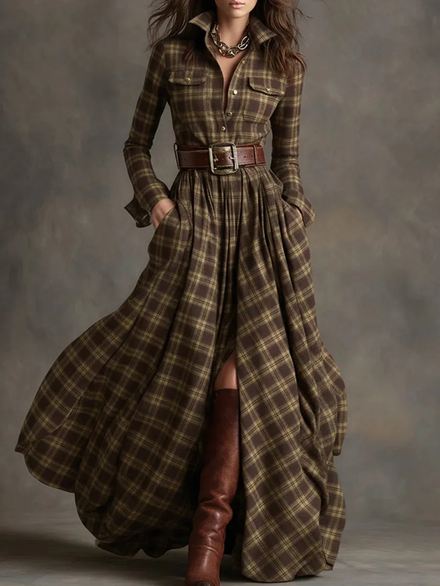 MELISSA PLAID DRESS