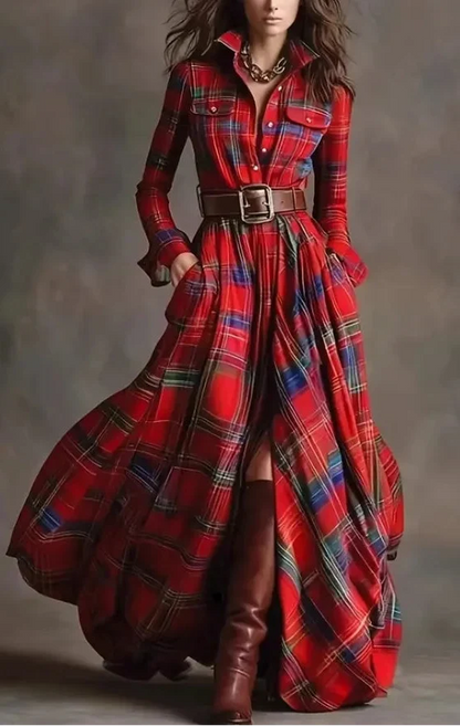 MELISSA PLAID DRESS