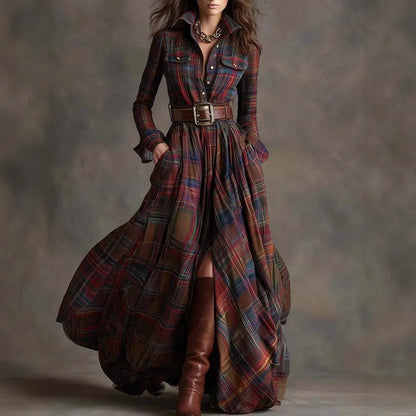 MELISSA PLAID DRESS