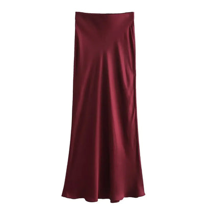 FLORIDA SATIN SKIRT