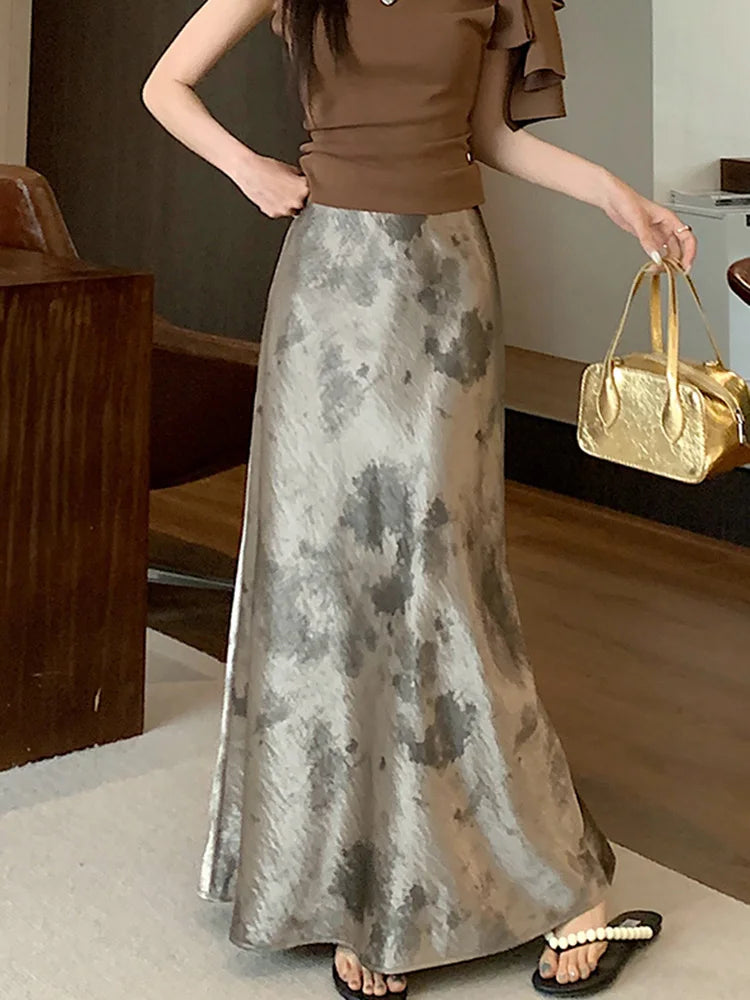BARINA SATIN SKIRT
