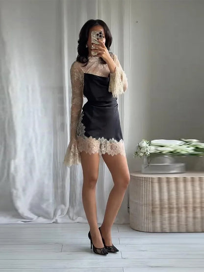 ELISA SATIN DRESS