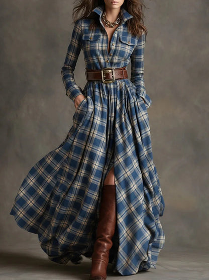 MELISSA PLAID DRESS