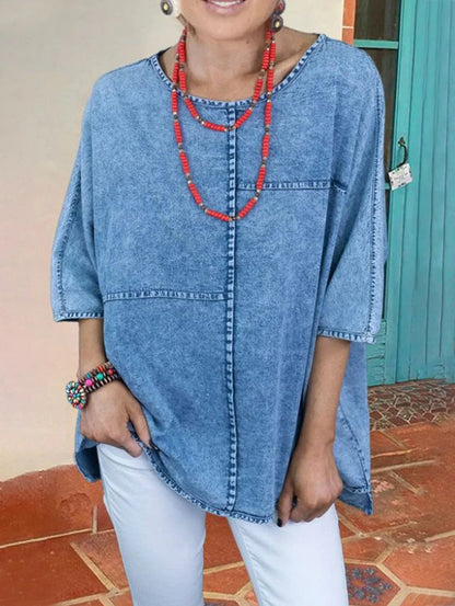 BELLA DENIM BLOUSE