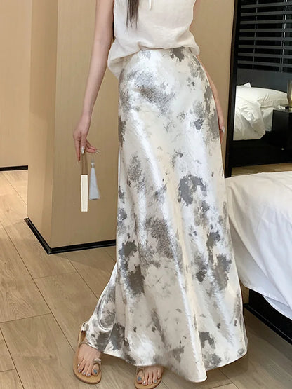 BARINA SATIN SKIRT