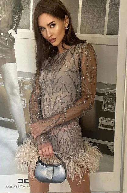 ELAIZA SEQUIN DRESS