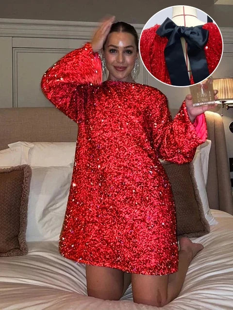 SEQUIN HOLLIDAY DRESS