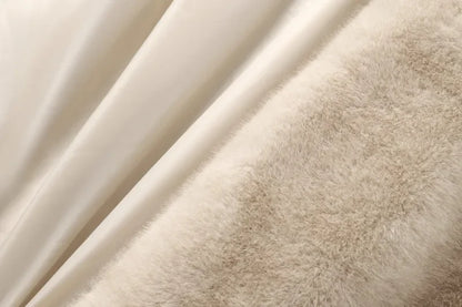 SEILY FURRY FUR COAT