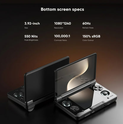 NovaFold™ | Dual-Screen Handheld Gaming Console